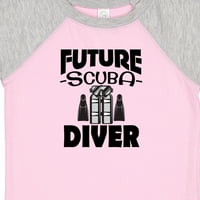 Inktastična budućnost Scuba Diver poklon baby boy ili baby girl bodysuit