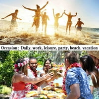 B91XZ Trke za muškarce Muškarci Proljeće Ljeto Kratka zabava za odmor Stil hotela Hawaii Print Laceup
