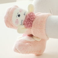 Ketyyh-Chn Little Girl Socks Baby Girls Boys Fashion Slatka čarapa za posade Ružičasta, M