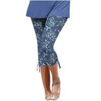 Gathrrgyp Hotcks za žene Clearence $ +, ženske udobne obrezivanje slobodnih hlača Tweatpats joga hlače