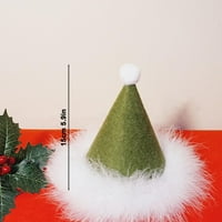 Božićni ukrasi za šešire Dekorativni božićni plišani partijski šešir Foto rekviziti