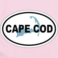 Cafepress - Cape Cod dojenčad BodySuit - Baby Light BodySuit, Veličina Newbornica - mjeseci