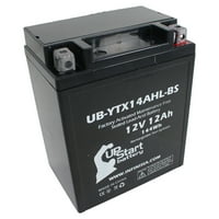 Zamjena baterije UB-YTX14AHL-BS za Yamaha EC Excel III CC Snowmobile - Fabrika aktivirana, bez održavanja,