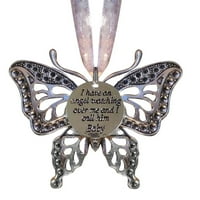 Umitay Creative šuplje rezbarenje Izvrsni memorijal leptira Porodični privjesak Dekoracija stabla Regeniew Poklon za porodicu