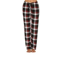 Labakihah joga hlače ženske ležerne udobne ploče otiske pidžama široke noge hlače duge joge hlače široke noge joga hlače za žene crne