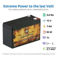 Gusarska baterija 12V 7Ah zapečaćena olovna kiselina baterija hrom baterijom