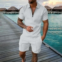 Muška majica Ležerne moderske košulje i kratke hlače Postavite ljetne odjeće Ležerne prilike kratkog