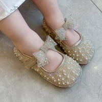 TODDLER Little Girls Princess kožne cipele s cipelama sjajnih sjaja