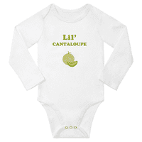 Slatka beba dugačka bodysuit lil 'cantaloupe voće smiješno dijete dugim skok od novorođene odjeće