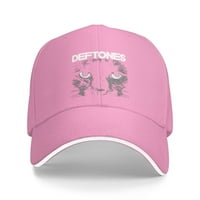 Muškarci i ženski klasični jedinstveni ispis sa deftonovima Logo Podesivi traper šešir Pink