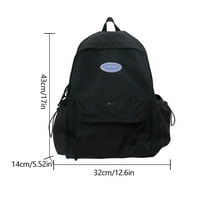 Izdržljivi ruksak velikog kapaciteta za slobodno vrijeme, dnevni lipt laptop backpack, crni