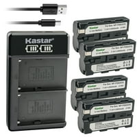 Kastar baterija i LKD USB punjač Kompatibilan je sa crnim dizajnom Džepne kino kamere 6k Pro