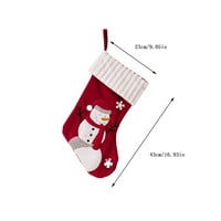 Božićni ukrasi zlatni baršun patch božićne čarape, crtane dječje poklon čarape visoke crtane čarape