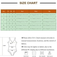 Umitay Womens Bikini SwimsuitsŽenski čvrsti boju jednodijelni kupaći kostim s nacrtom visećim vratom