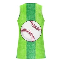 Caveitl tenk Top muns, novi muški baseball 3D ten za ispis TOP casual sportskih majica bez rukava TOP