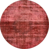 Ahgly Company u zatvorenom okruglom apstraktne crvene apstraktne prostirke područja, 8 'krug