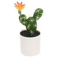 Frcolor lažni kaktus Bonsai Biljka za dnevnu sobu Lažni cvijet Umjetna biljka Plastični kaktus