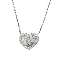 Premium srce kristalna ogrlica luksuzna šik izjava ogrlica modna djevojka nakit poklon ženski dodaci