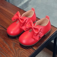 DMQupv čizme za kestene za cipele s toddlerom ravne svjetlosne kuke u boji pune boje luk jednostavno
