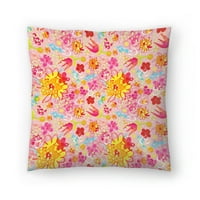 AmericanFlat - Flor Pink pop cvjetni Kristine Lombardi - 16,0 H 16.0 W 1.5 D