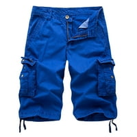 CLLOOS TRACKS za muškarce opuštene fit multi džepove kratke hlače Radne kratke hlače izdržljive kampiranje
