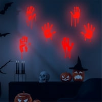 Pompotops uklonjiva svjetlosna zidna naljepnica Početna Halloween Dekoracija Fluorescentna naljepnice