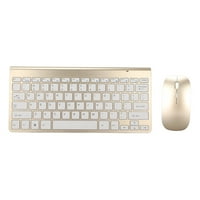 Set miša na tastaturi, bežična tastatura udobna ergonomija za uredsko zlato