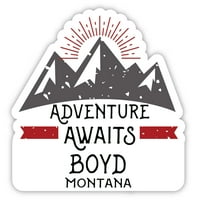Boyd Montana Suvenir Vinil naljepnica naljepnica Avantura čeka dizajn