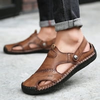 Wofedyo Sandale Muške muške ljetne ležerne kožne sandale prozračne cipele na otvorenom Birkenstock Sandale