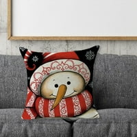 Shulemin Home Cushion Cover Cover Scratch Božićni stil Xmas Dekoracije Početna Poklon jastuk za kauč