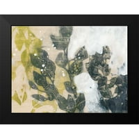 Goldberger, Jennifer Black Moderni uokvireni muzej umjetnički print pod nazivom - Lišće prskanja I