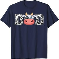 Tata krava print kaubojski uzorak životinjskog uzorka farmera krava oca tata majica