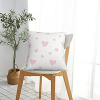Kvadratni dekorativni jastuk za bacanje, ružičasti simpatični sok za spavaću sofu Sofa automobila Car