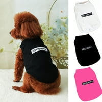 Park Pas majice Pismo ljubimce od ispisane odjeće Prozračne majice za pse meke štenete majice slatka
