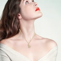 Bacc pribor AZ početni nakit po mjeri nakit Ogrlica poklon srčani privjesak Ljubav ogrlica Ogrlica Naziv