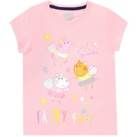 Peppa svinjske djevojke Fairy Fun majice ružičaste veličine 18m-8