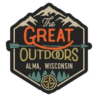 Alma Wisconsin Veliki magnet za frižider na otvorenom