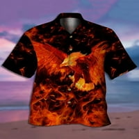 Božićna plaža Top 3D uzorak majica Muška havajska majica za putovanja i izlaske
