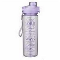 Kršćanske umjetničke poklone boce za vodu - povjerenje u Lord-Purple