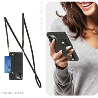 Crossbody novčanik za iPhone Mini, RFID blokiranje PU kožna torbica torbica Flip poklopac, Chickstand