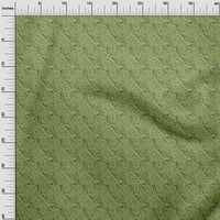 Onuone pamuk poplin maslina zelena tkanina cvjetna DIY odjeća za preciziranje tkanine za ispis tkanine