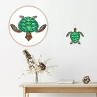 Viseće kornjače Diclose Gvozdena plovska kornjača zidni viseći dekor na otvorenom u zatvorenom kornjaču