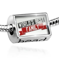 Bead Worlds Najbolji porodični šarm odgovara svim evropskim narukvicama