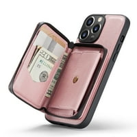ELEPOWER iPhone PRO MA serija Case Magnetic Odvojivi novčanik i držači kartice Izdržljive PU kožne čvrste