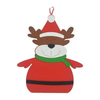 Ukrasi božićnog drva Xmas Viseći ukrasi Santa Snowman poklon bo za božićnu prazničnu zabavu Početna