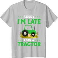 Drvo Kids Farm Life Žao mi je što kasnim vidio sam majicu traktora