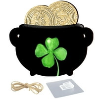 Dnevni dnevni dnevnici sav Patrick viseći Shamrock znak St. Patrick-ov dan zabave