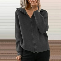 Ženski džemper kaput Dugi ženski dugi džemperski džemper Gornji duks gornje odjeće Casual Cardigan džemper