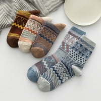 Dezed Ženske zimske čarape Parovi čišćenja Čarape Unise pokloni Ispisana povremena zima topla vuna pletiva