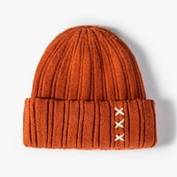 Unise modni ležerni vuneni šešir zimski zgušnjavajući topli vanjski pleteni šešir muški mrežni šešir